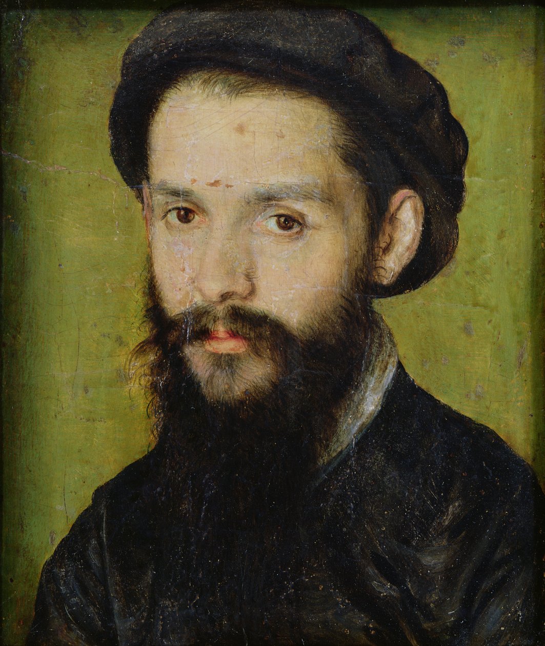 Portrett antas å være Clement Marot (1496-1544) (detalj av 246497) av Corneille de Lyon