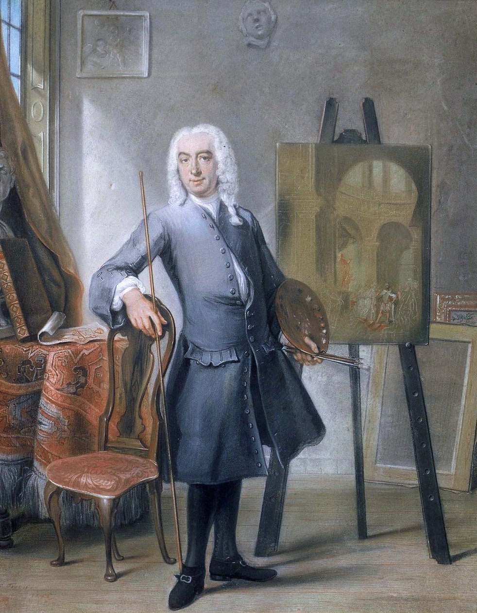 Selvportrett av Cornelis Troost