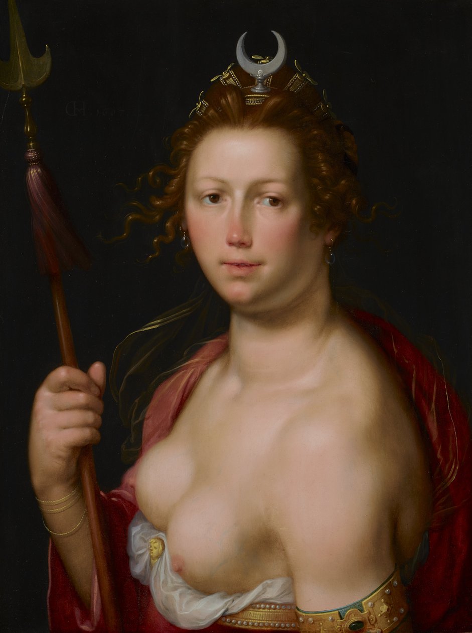 Diana som jaktens gudinne av Cornelis van Haarlem