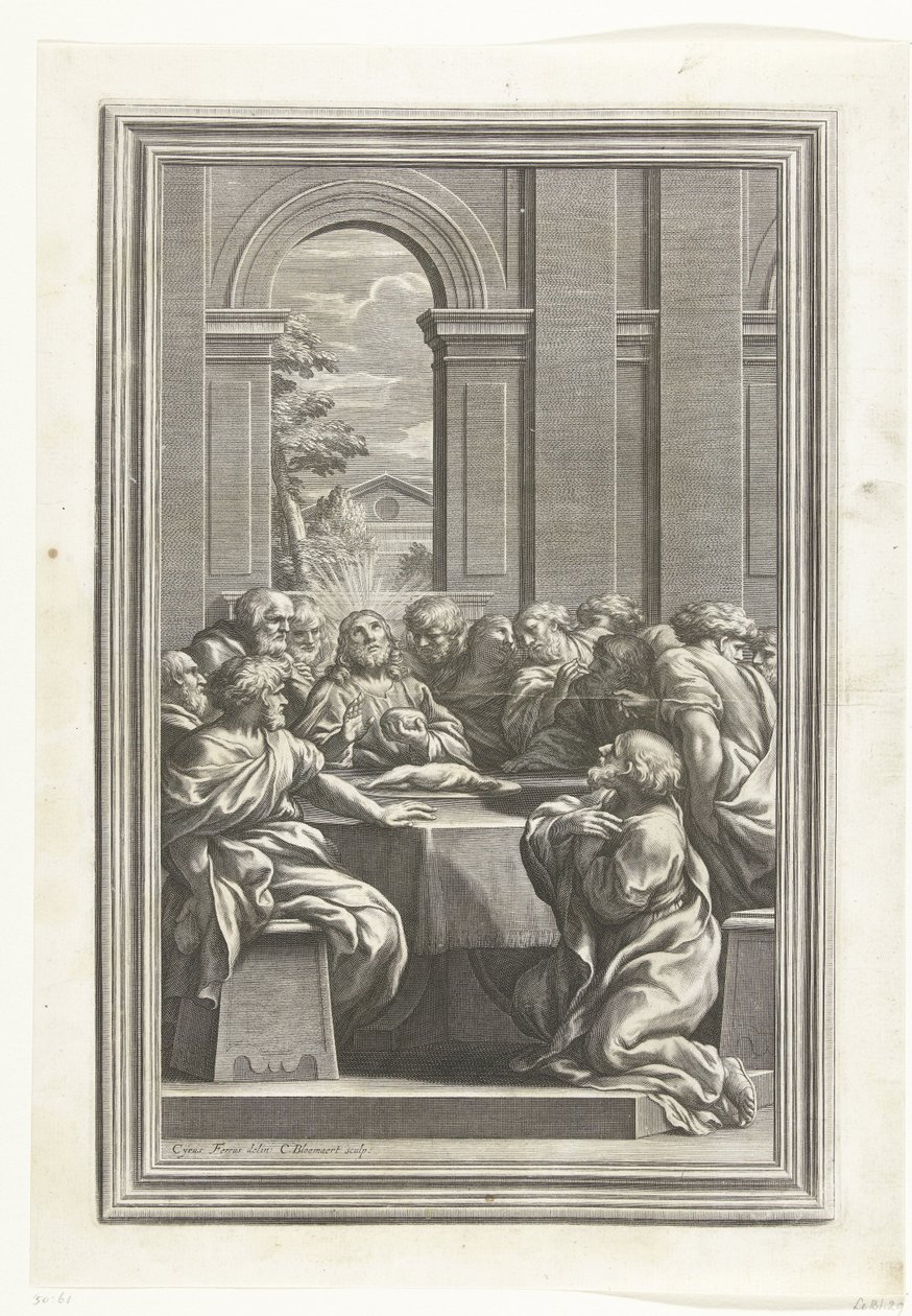 Siste måltid av Cornelis Bloemaert (II)