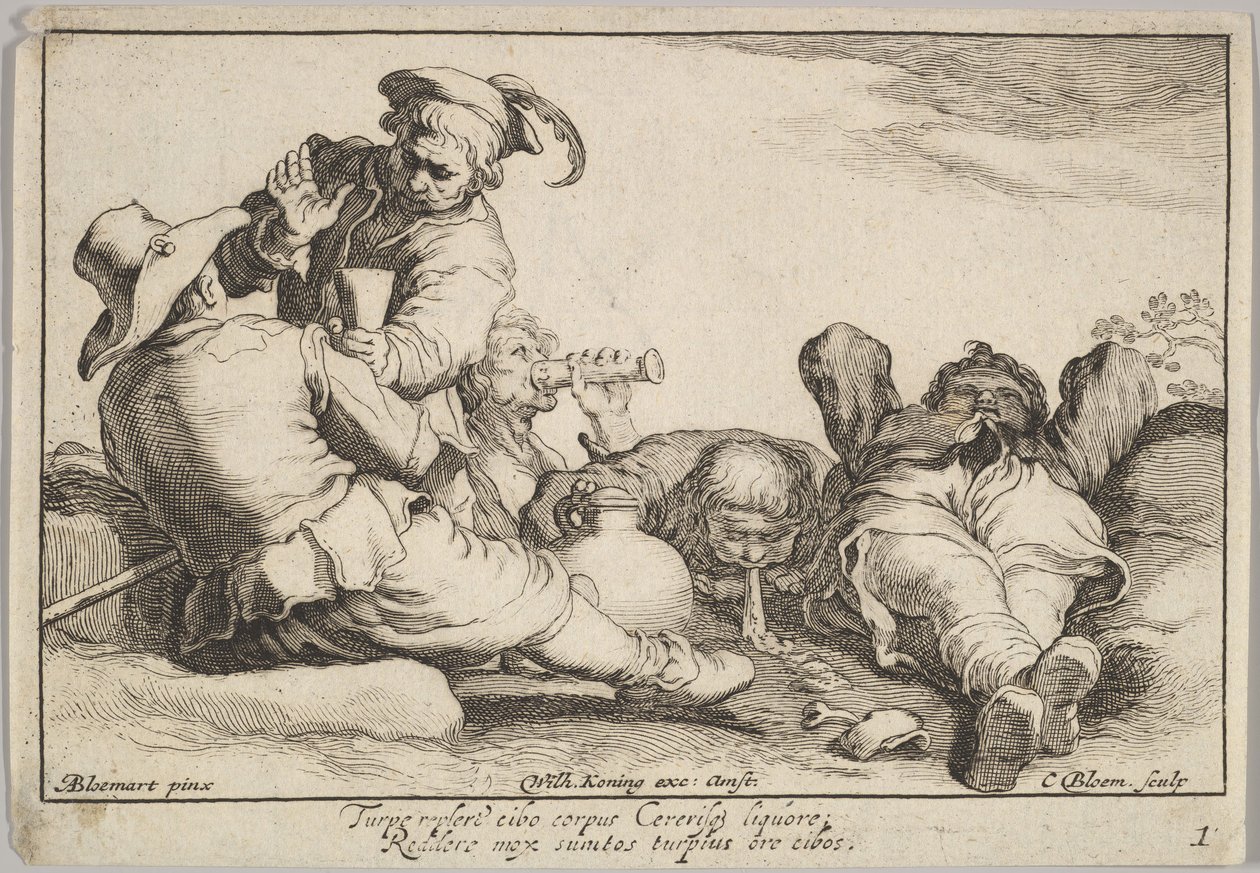 Yrkesgleder. av Cornelis Bloemaert