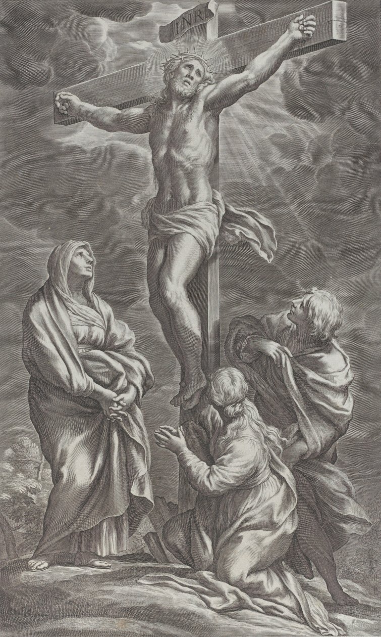 Korsfestelsen, 1662. av Cornelis Bloemaert
