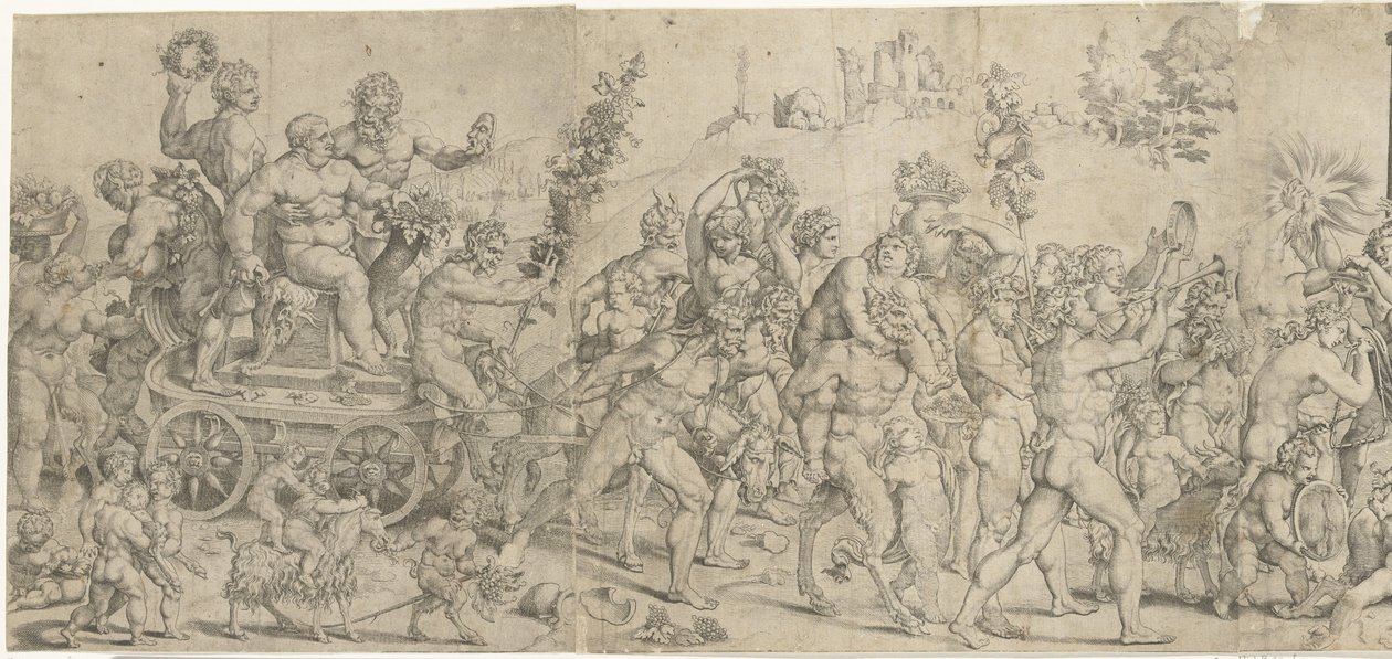 Triomf van Bacchus av Cornelis Bos