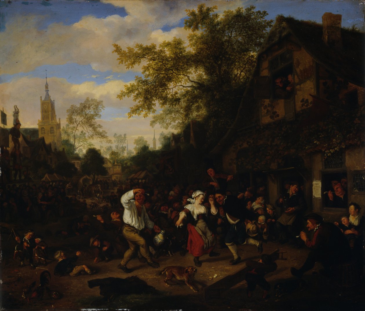 A Kermess, 1697. av Cornelis Dusart
