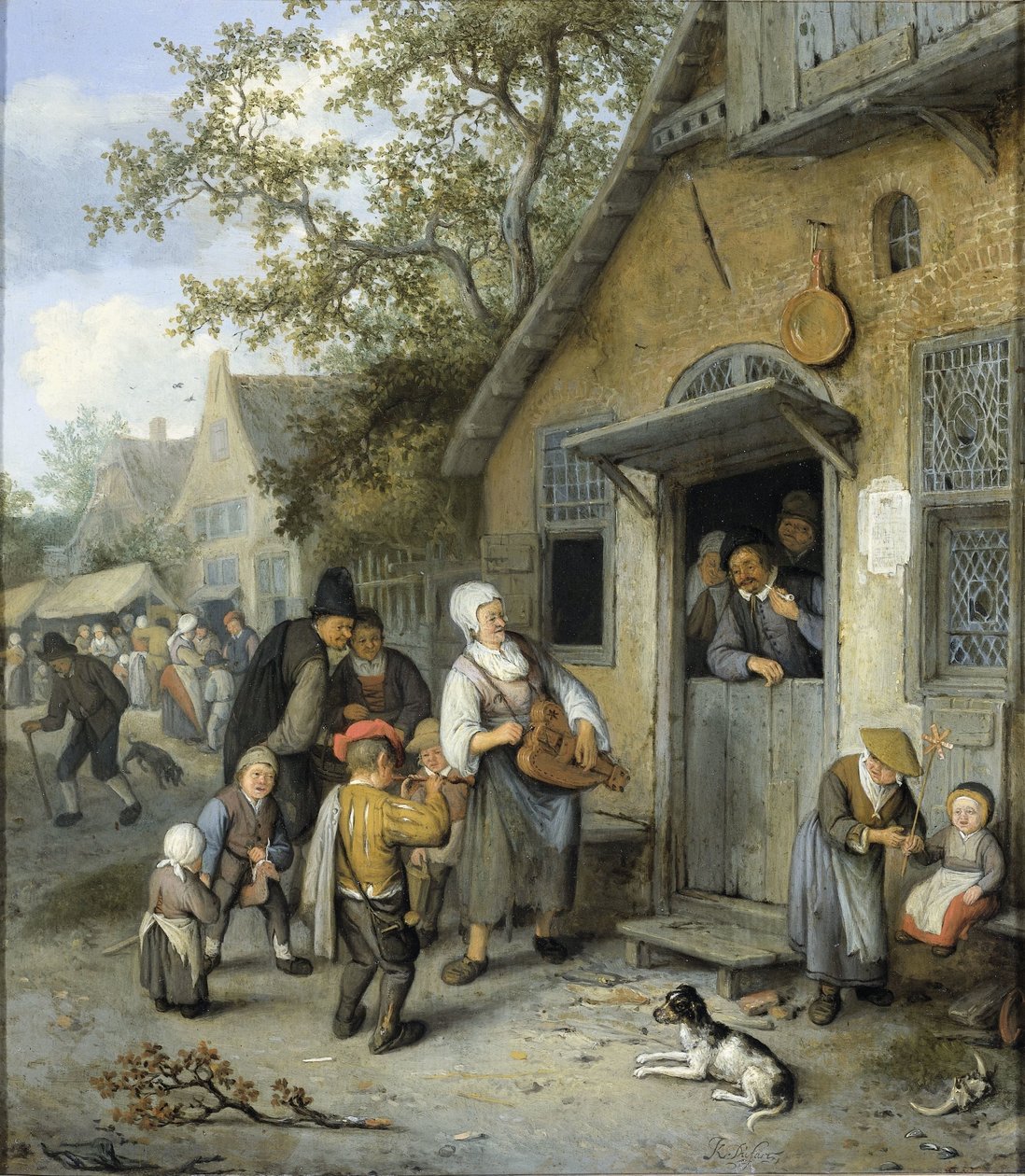 Country Kermis av Cornelis Dusart