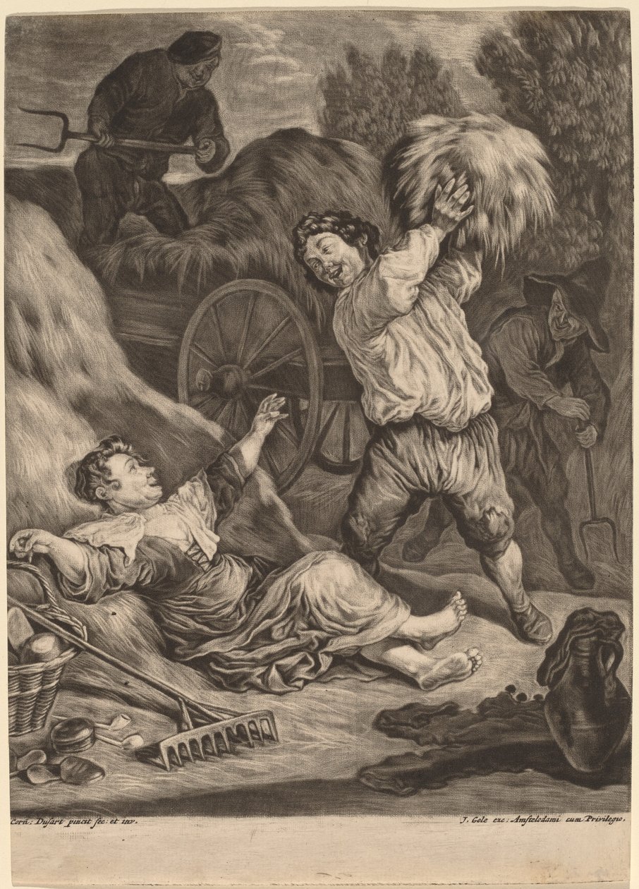 juli av Cornelis Dusart