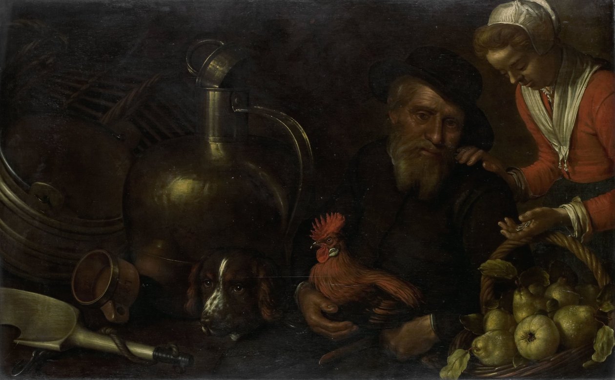 Fjærkreselgeren av Cornelis Jacobsz. Delff