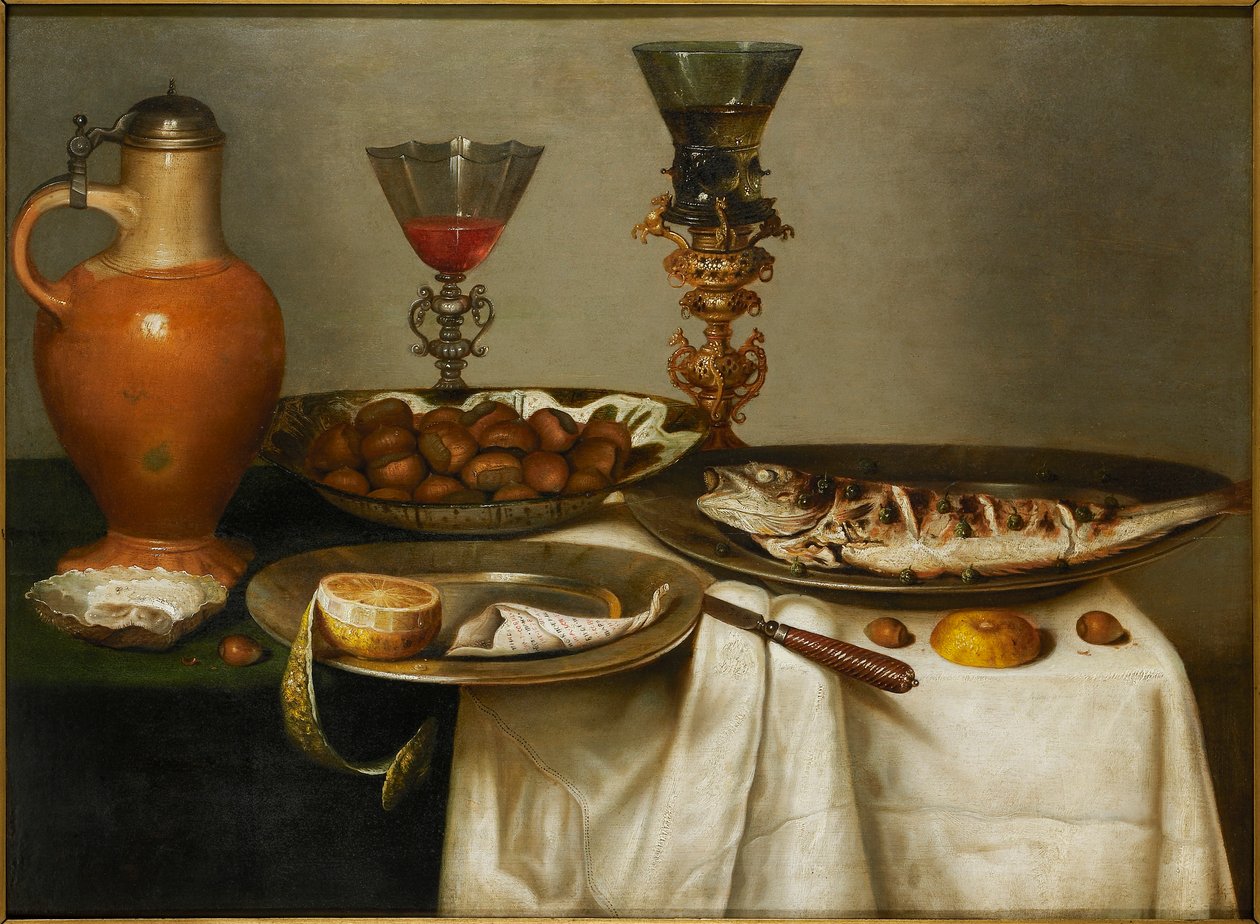 Frokost, 1638. av Cornelis Mahu