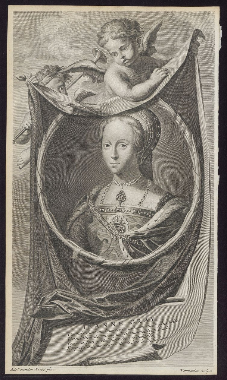 Jane Grey, 1697 av Cornelis Martinus Vermeulen