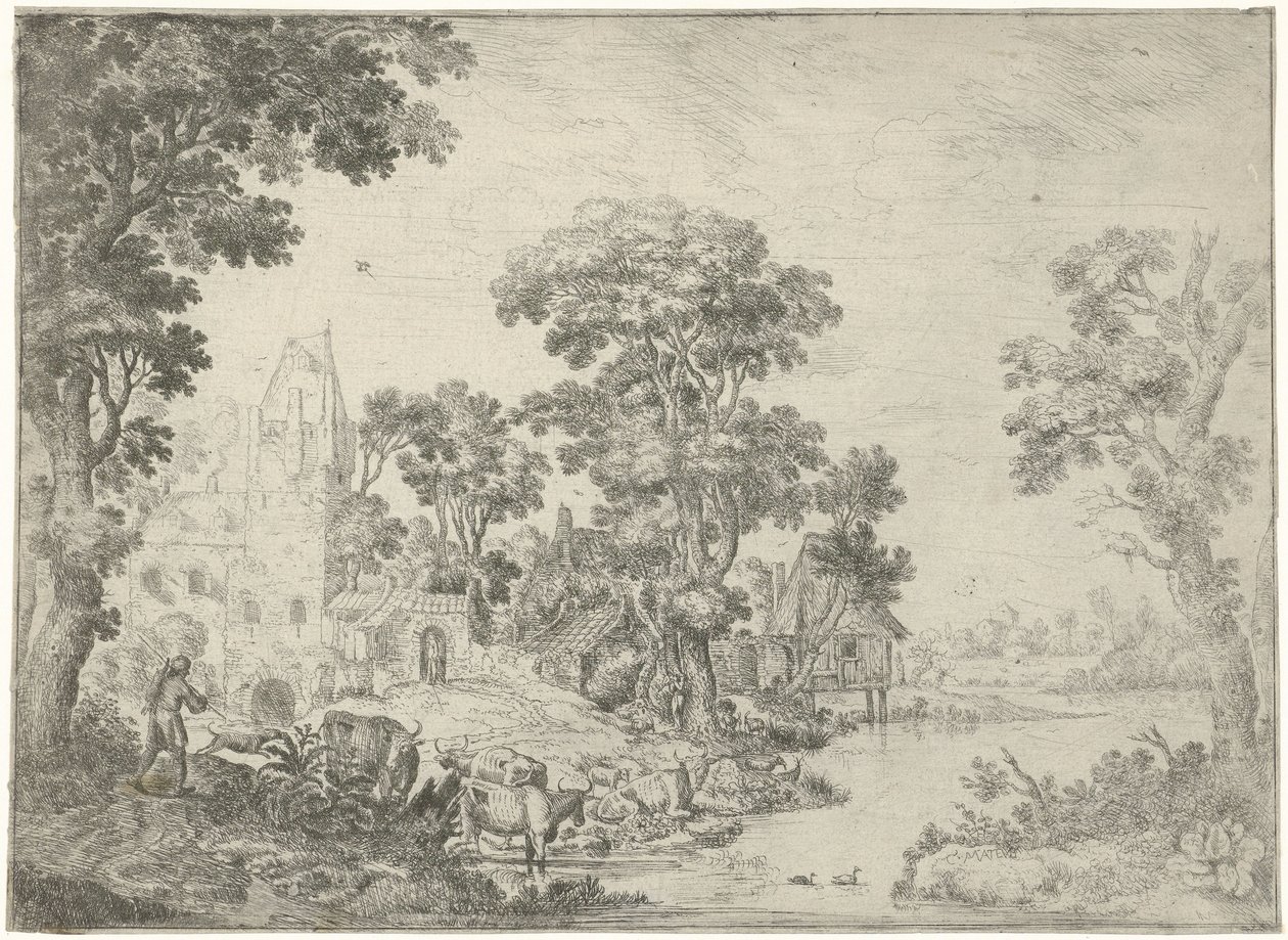 Jegerens retur av Cornelis Matthieu