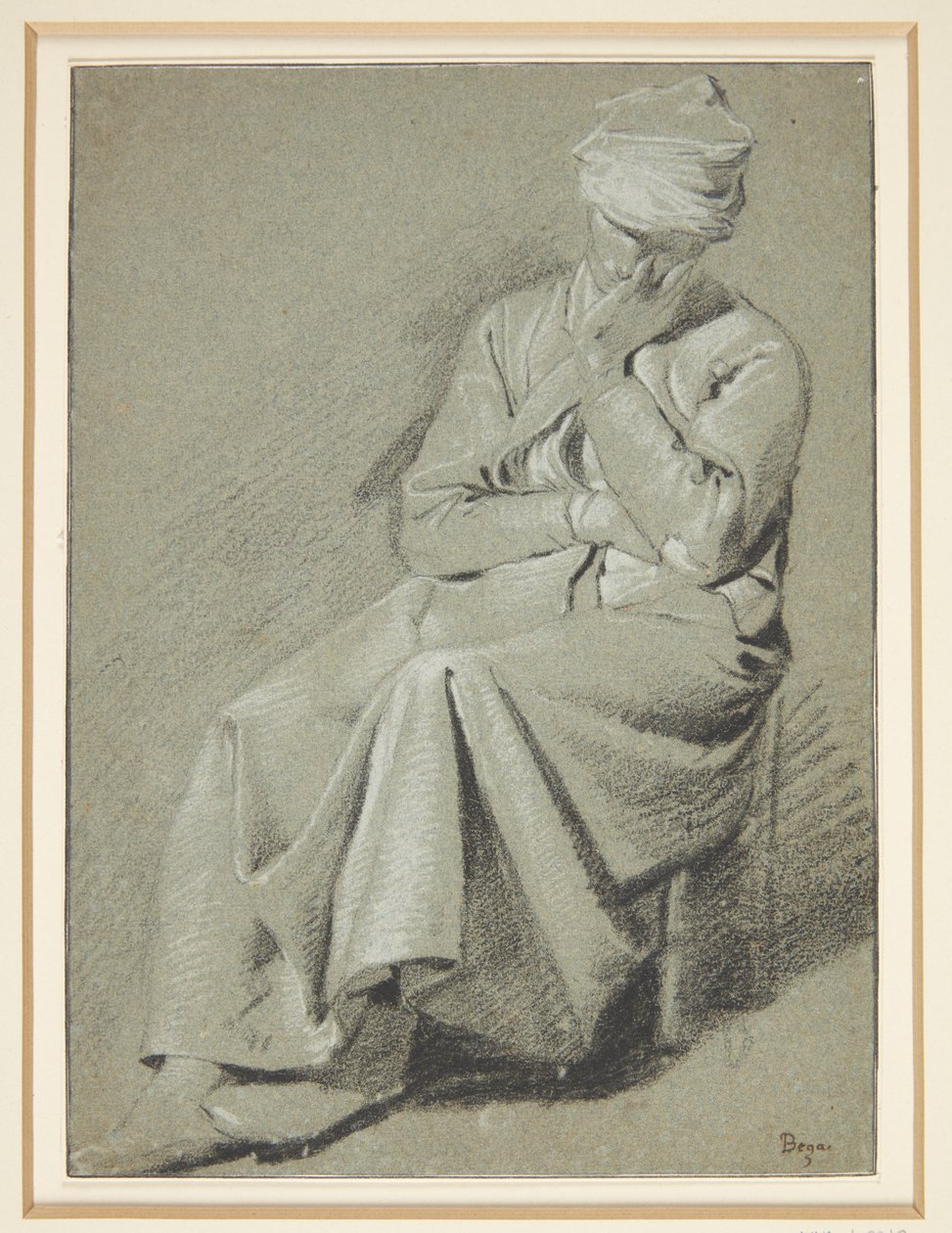 Sittende kvinne av Cornelis Pietersz Bega