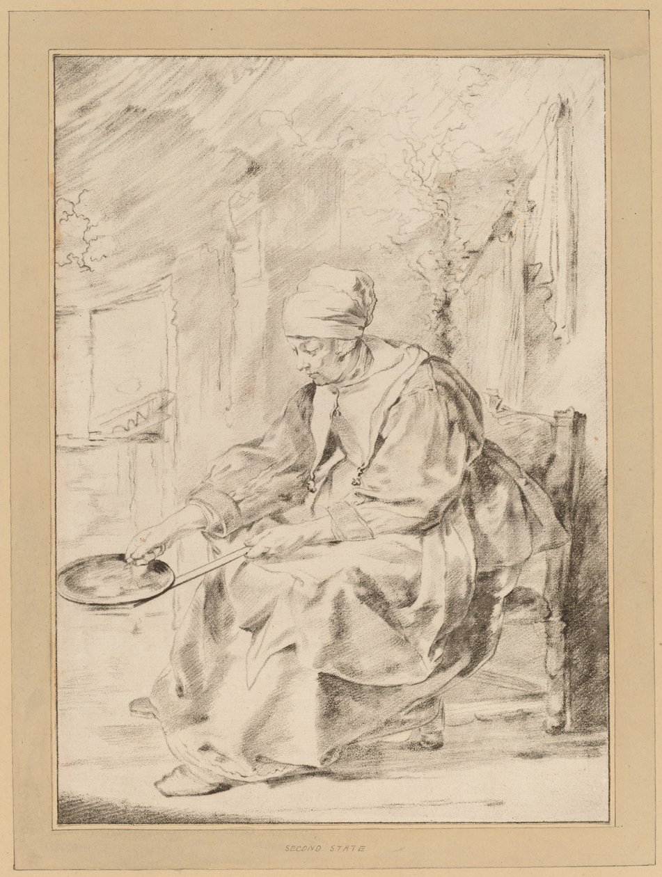 Pannekakekvinne av Cornelis Ploos van Amstel