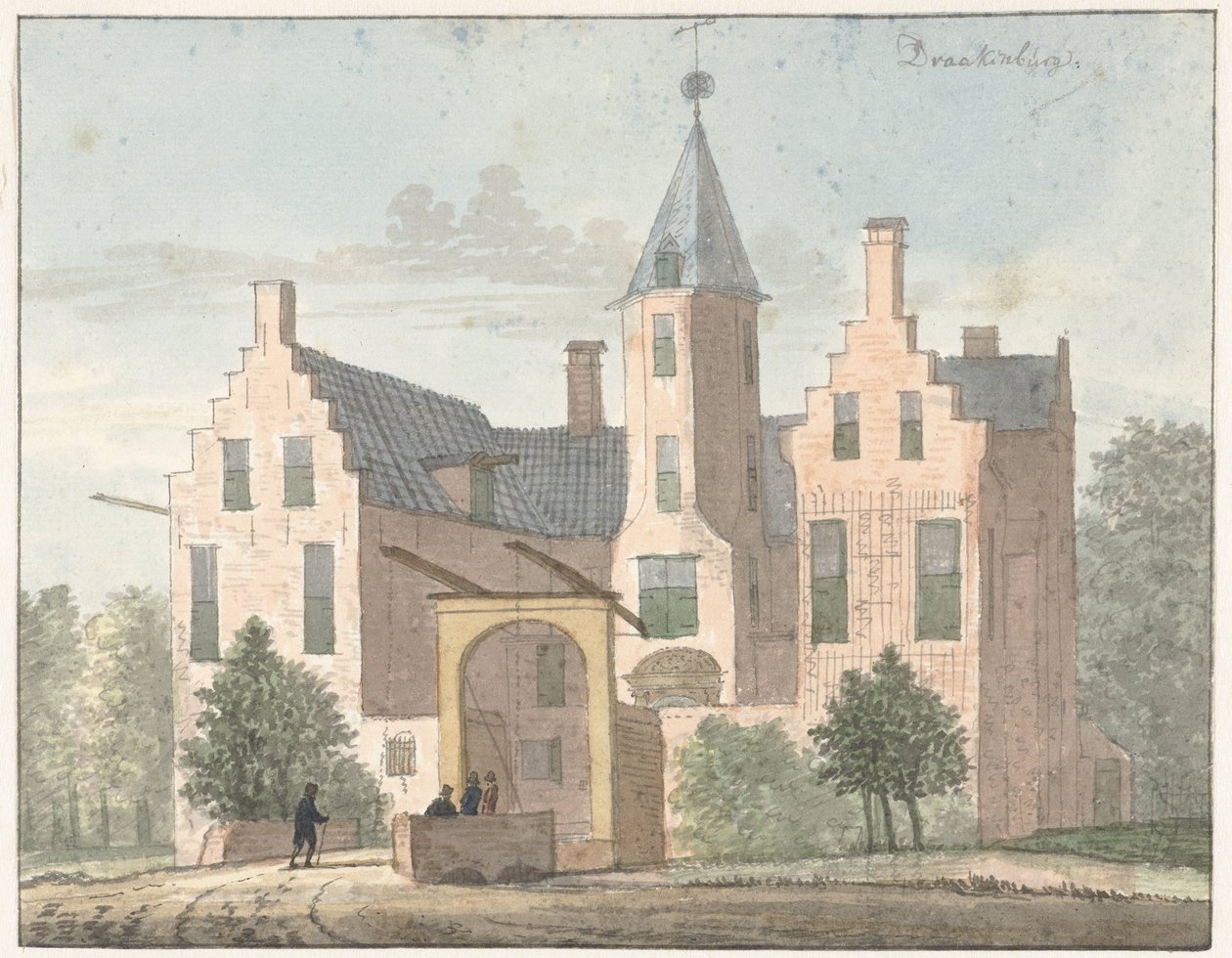 Drakenburg slott av Cornelis Pronk (possibly)