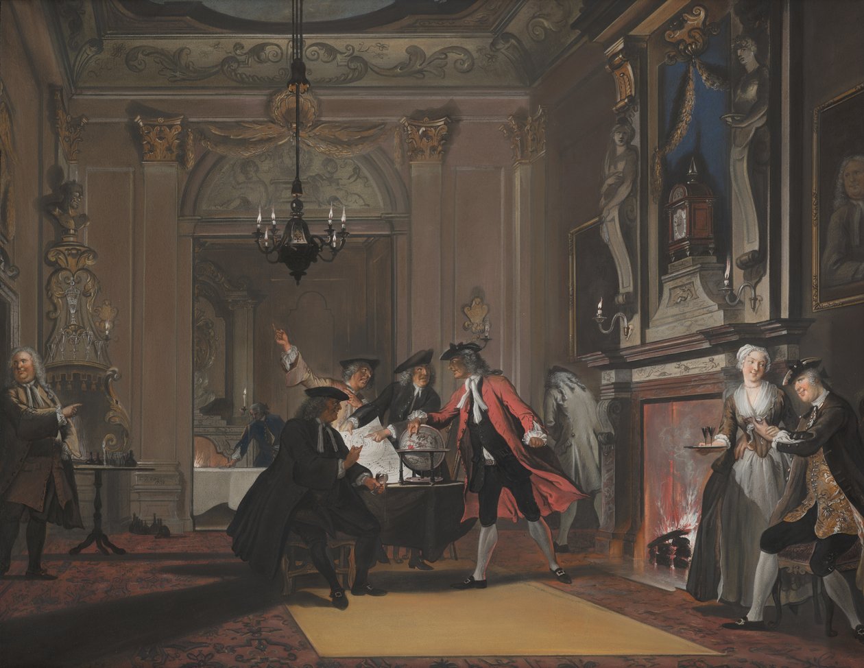 De snakket over alt!" av Cornelis Troost