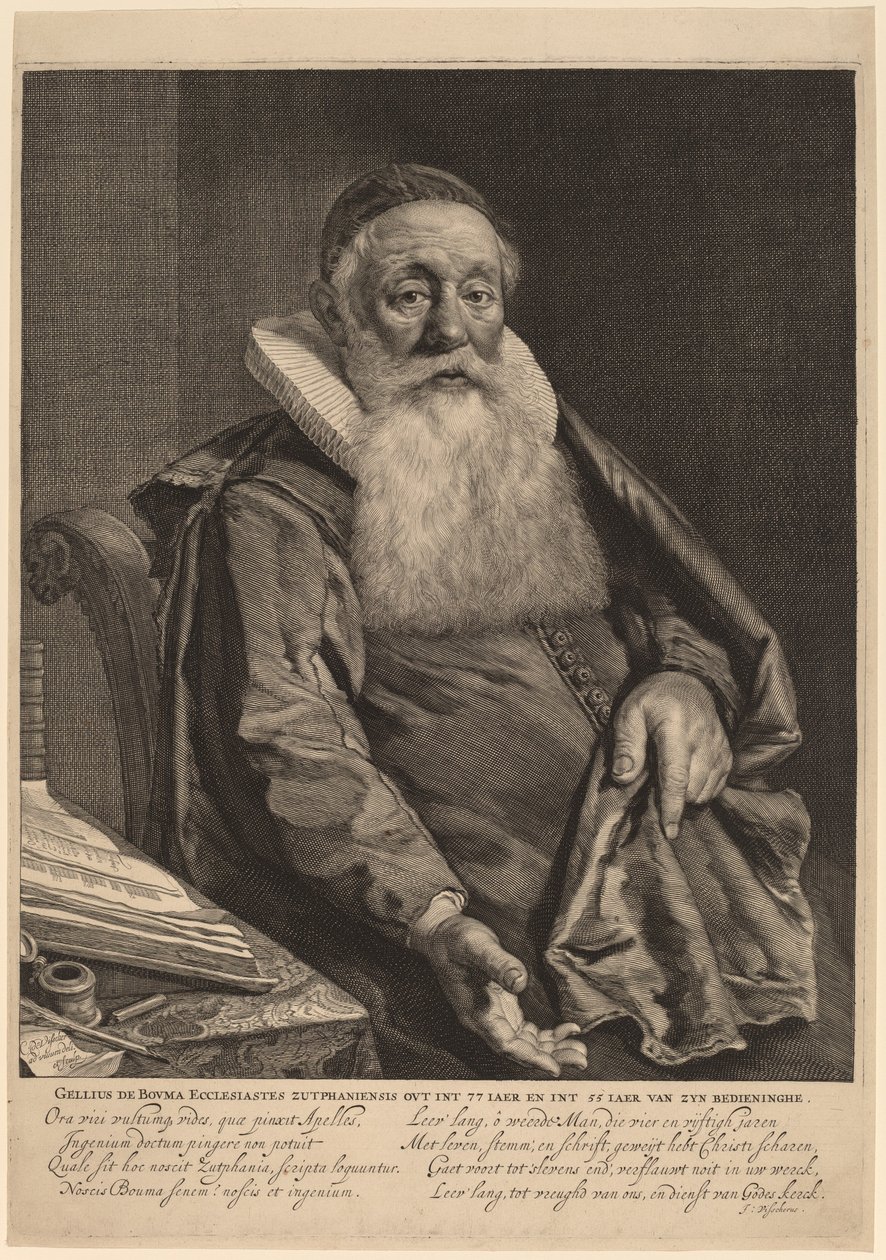 Gellius de Bouma av Cornelis Visscher