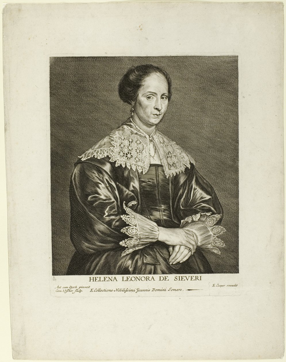Helena-Leonora de Sieveri av Cornelis Visscher