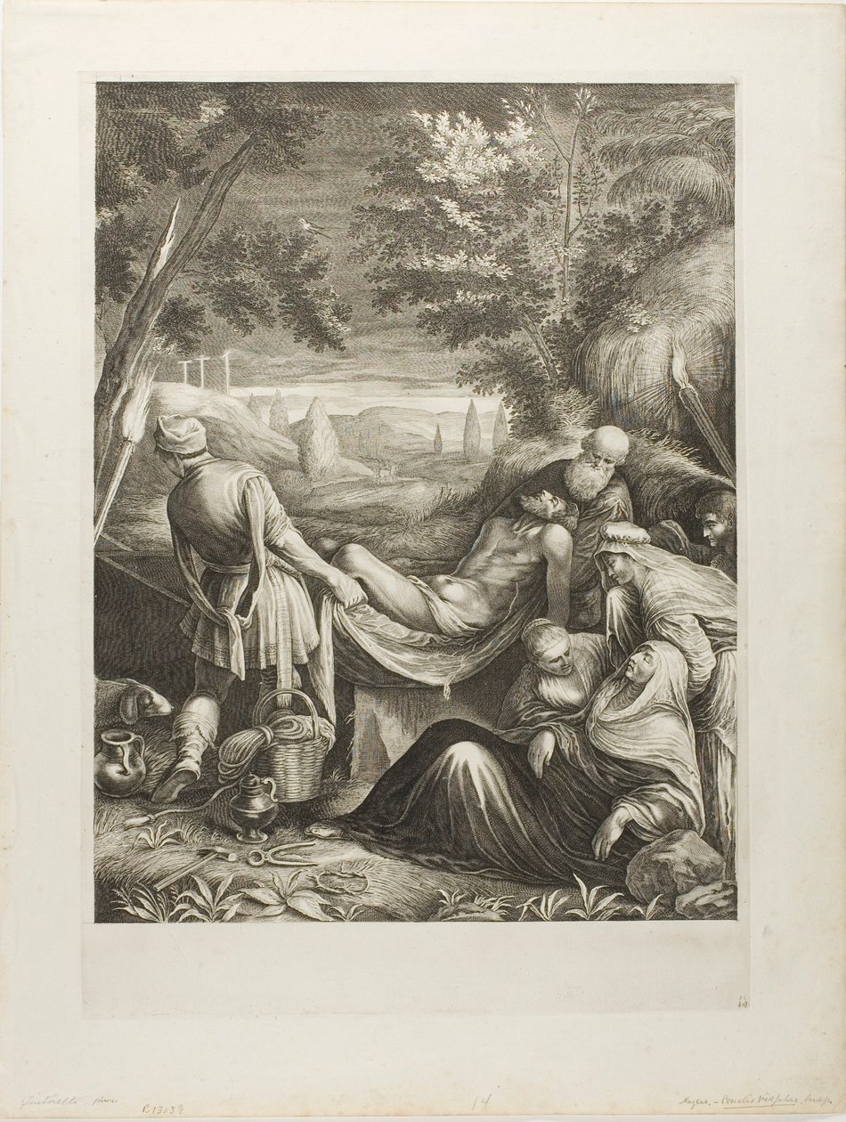 Gravleggingen av Cornelis Visscher