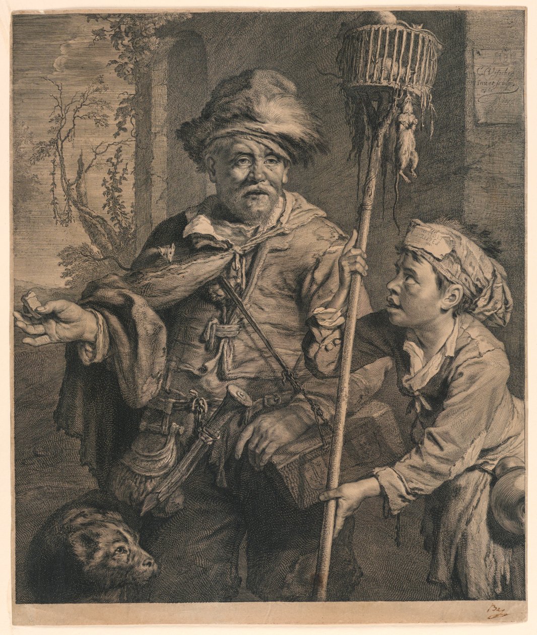 Rottefangeren av Cornelis Visscher