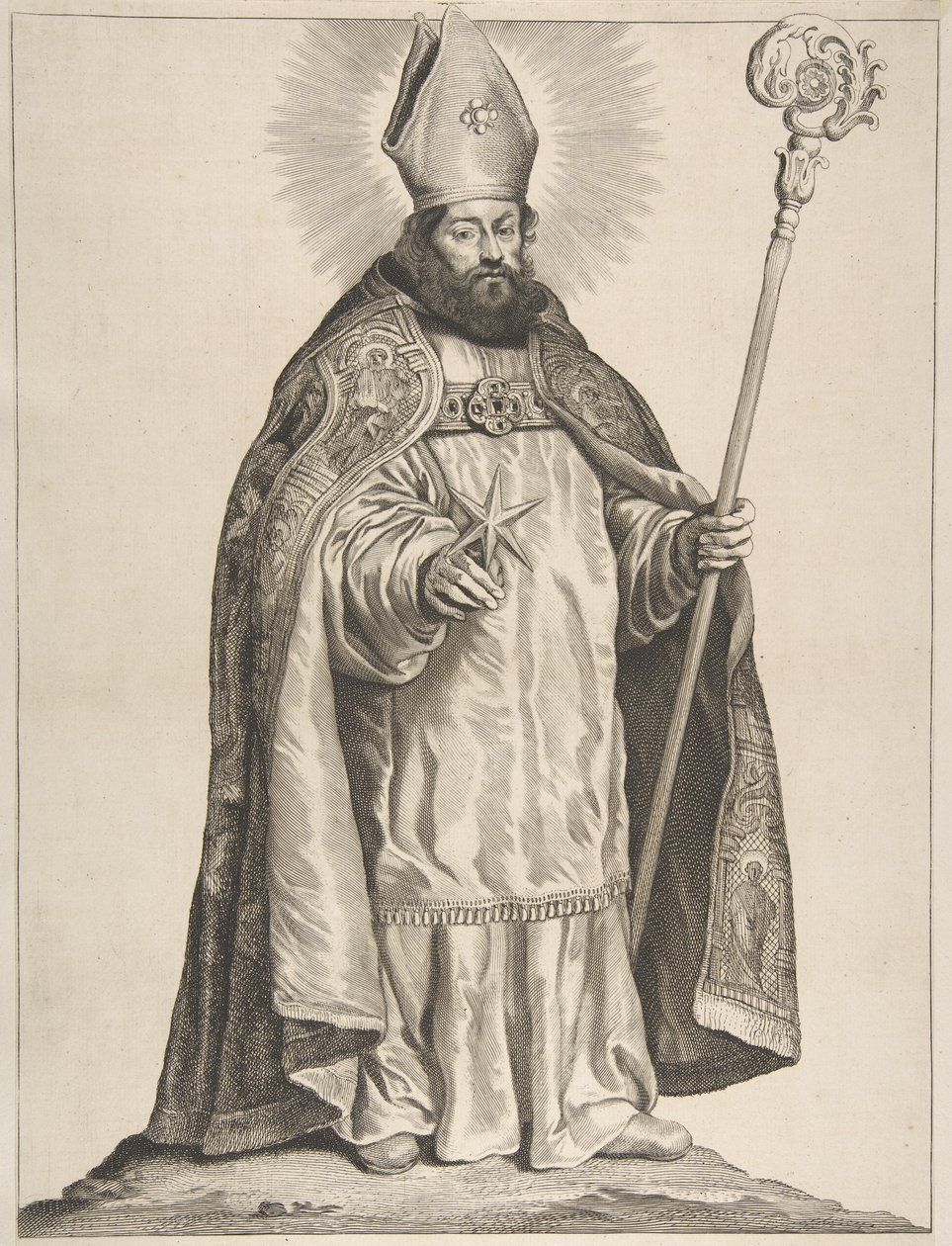 St. Swithbert, 1650. av Cornelis de Visscher