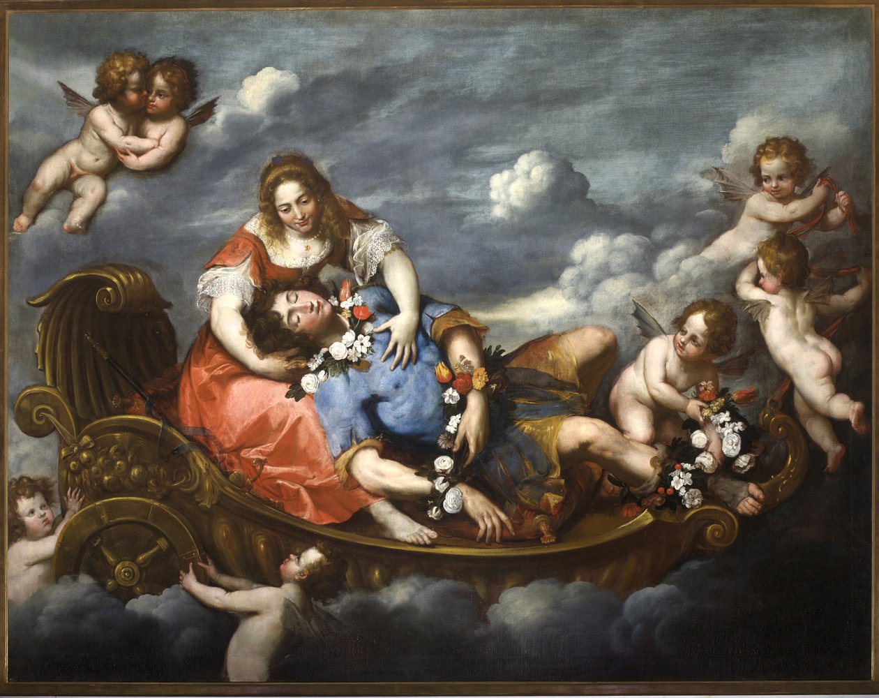 Rinaldo og Armida av Cornelis de Wael