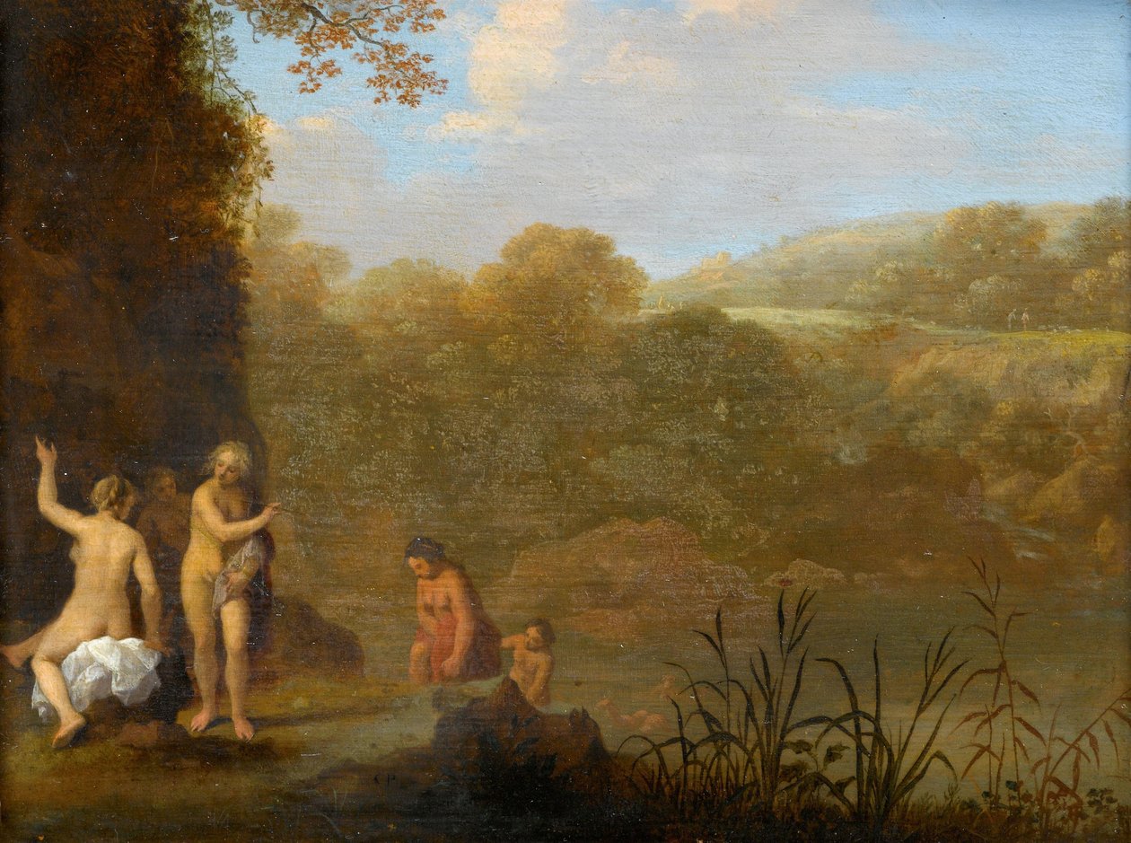 Badende jenter av Cornelis van Poelenburch