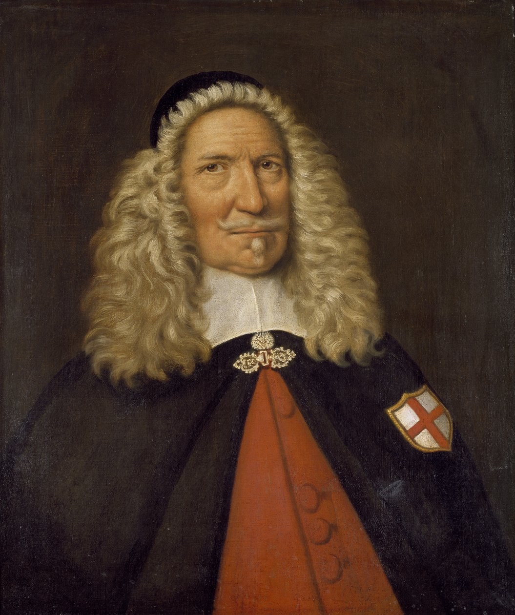 Kaptein Nicholas Burgh av Cornelius de Neve