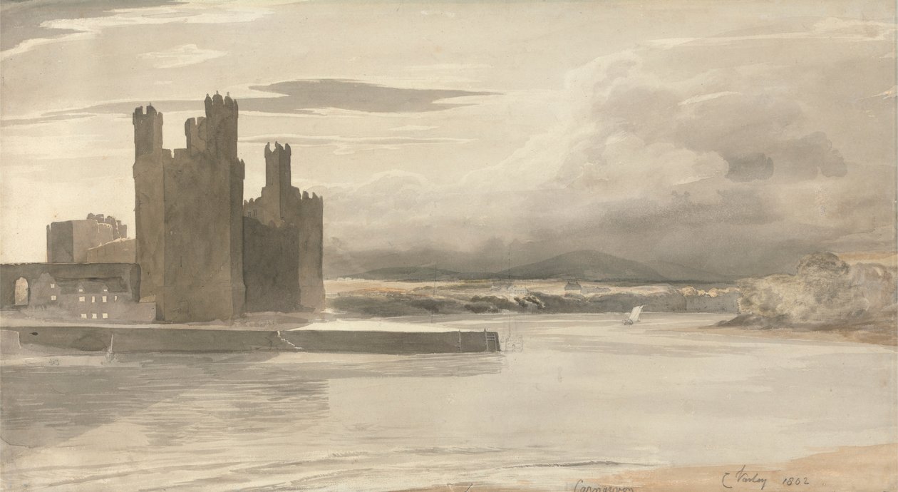 Carnarvon av Cornelius Varley