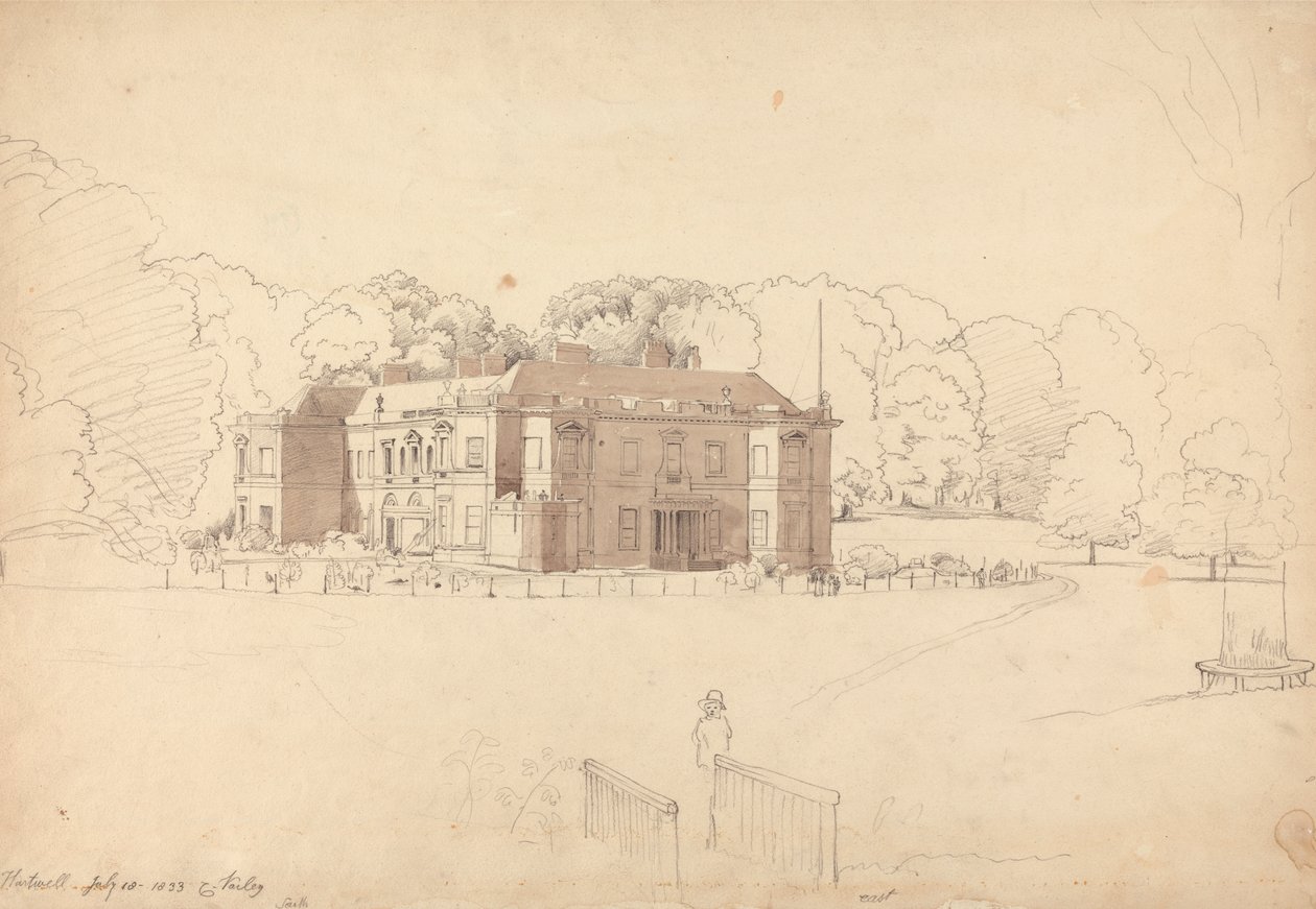 Hartwell, Buckinghamshire av Cornelius Varley