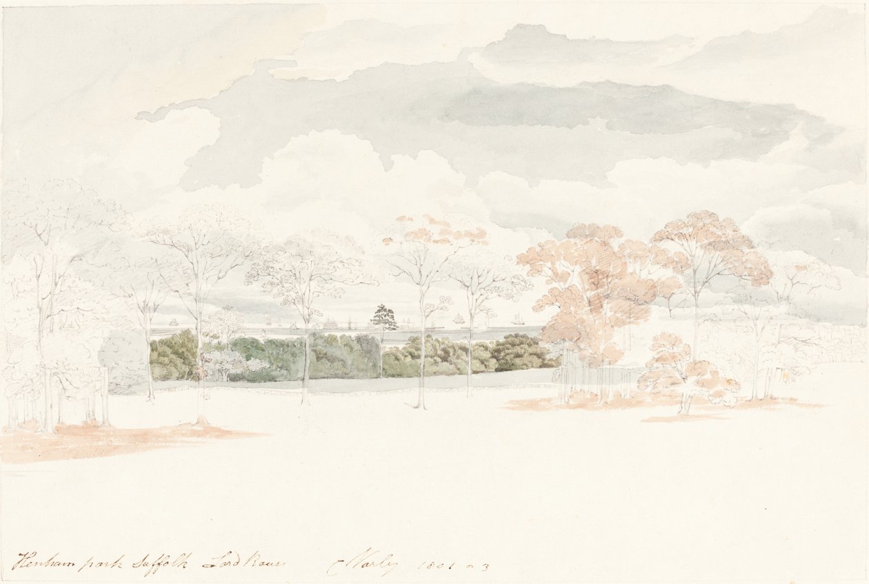Henham Park, Suffolk av Cornelius Varley