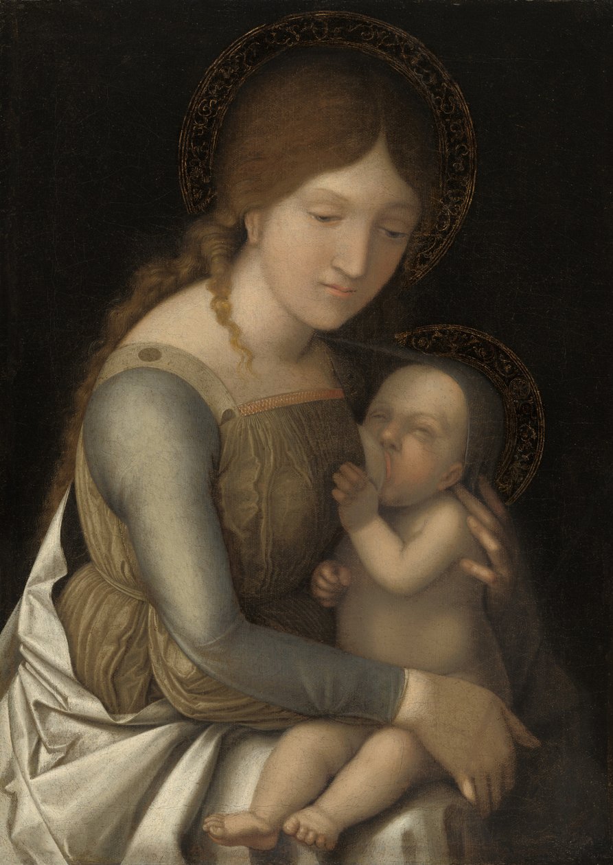 Madonna og barn, ca. 15051510. av Correggio