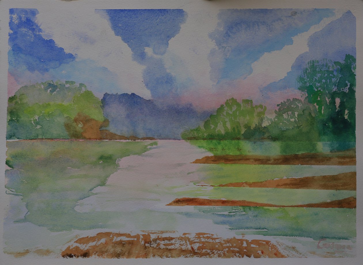 River, Dittisham, Devon av Cosima Duggal