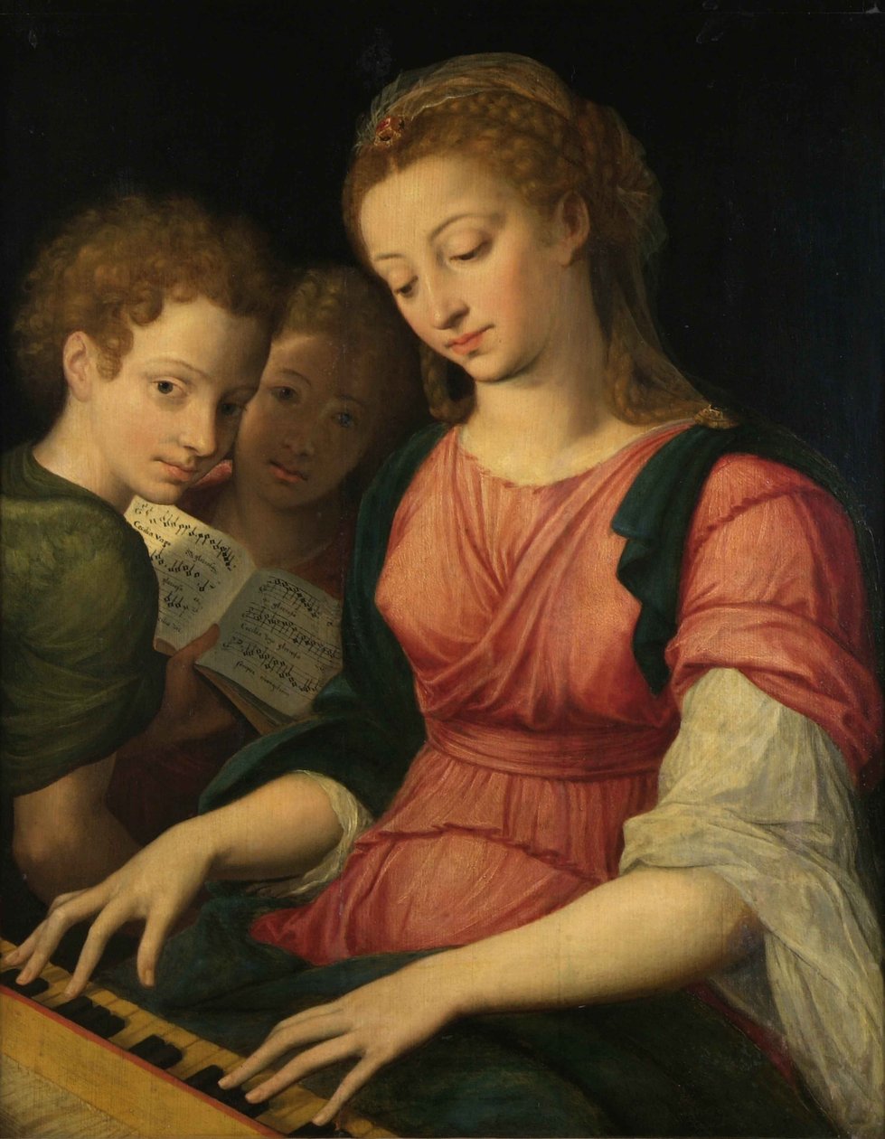 Hellige Cecilia. av Coxcie