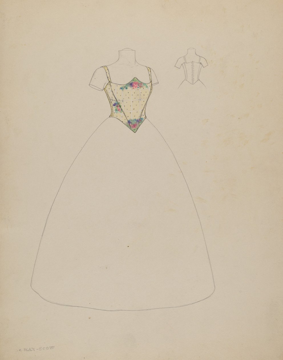 Design for Bodice av Creighton Kay Scott