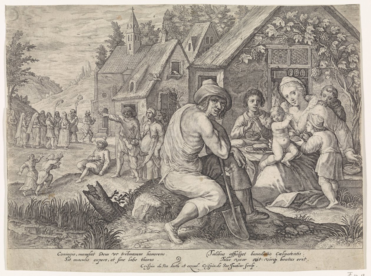 Det gode ekteskapet av Crispijn van de Passe (II)