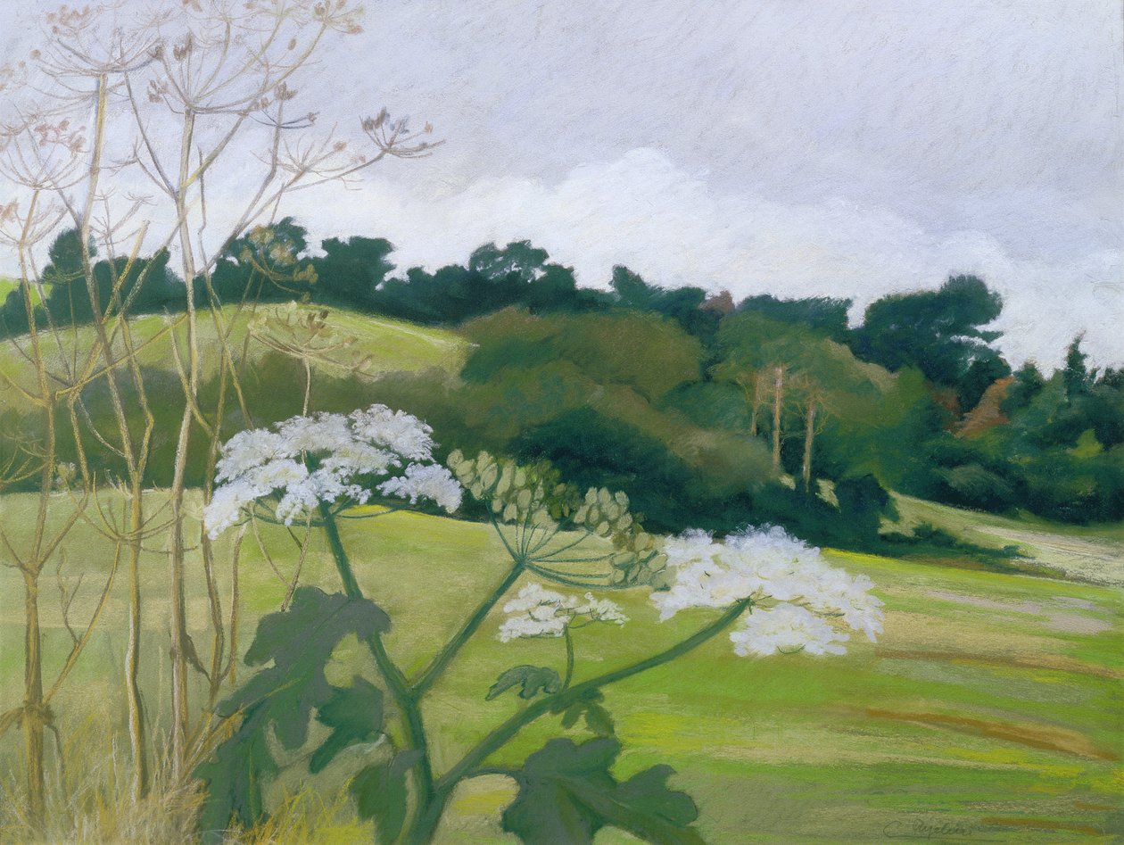 september (pastell på papir) av Cristiana Angelini
