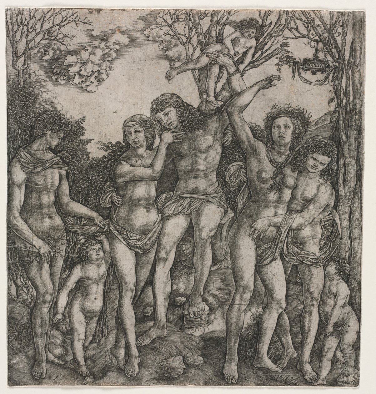 Allegori om kjødelig kjærlighet, ca. 1530. av Cristofano Robetta