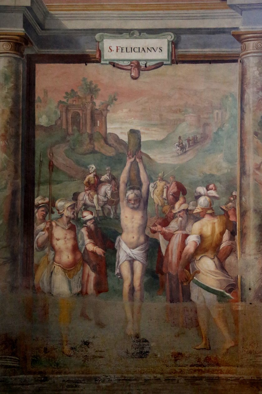 Martyrdommen til St. Felicianus av Cristoforo and Tempesta, Antonio Roncalli