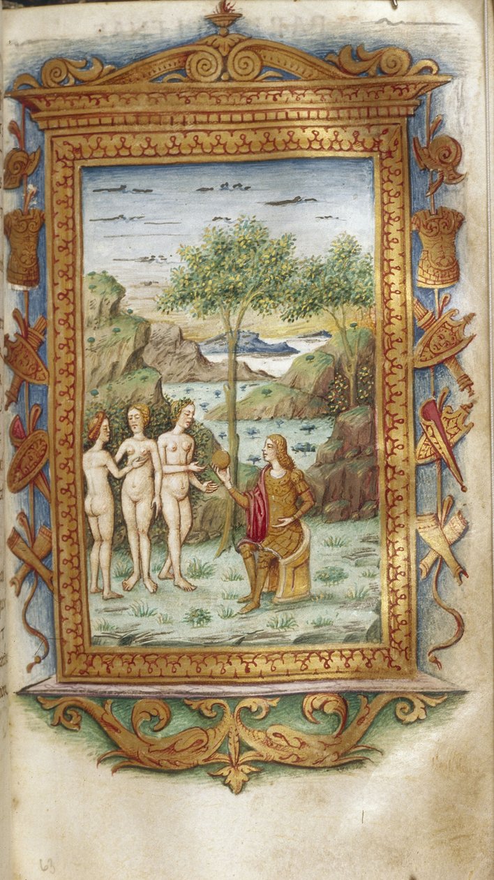 The Judgment of Paris, 1485-1499 av Cristoforo Majorana