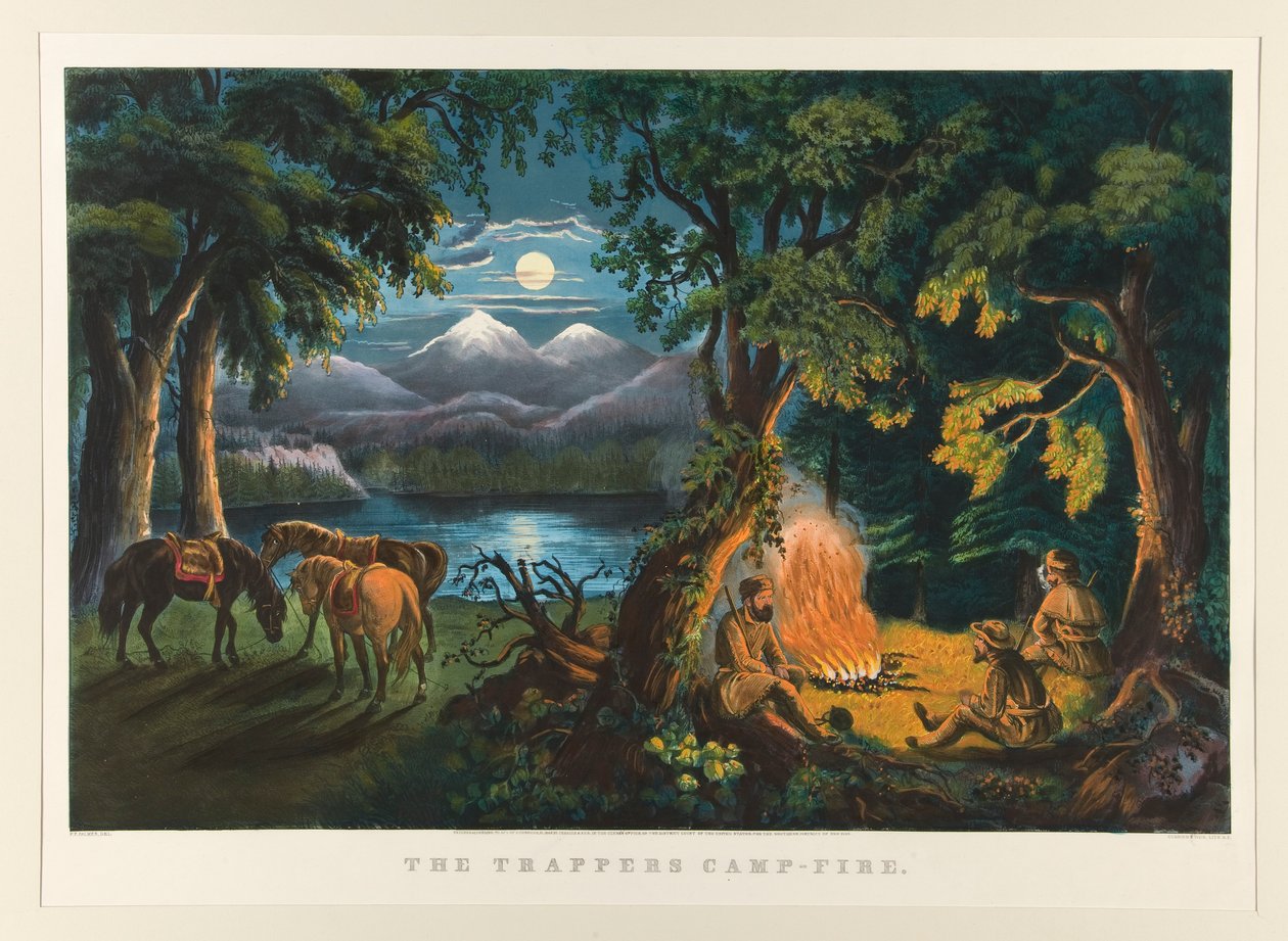 Fangstmennene av Currier and Ives