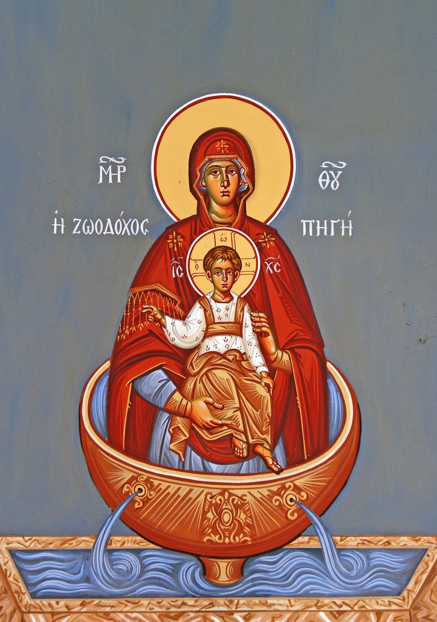 Madonna og barn, Kykkos kloster, Kypros av Cypriot