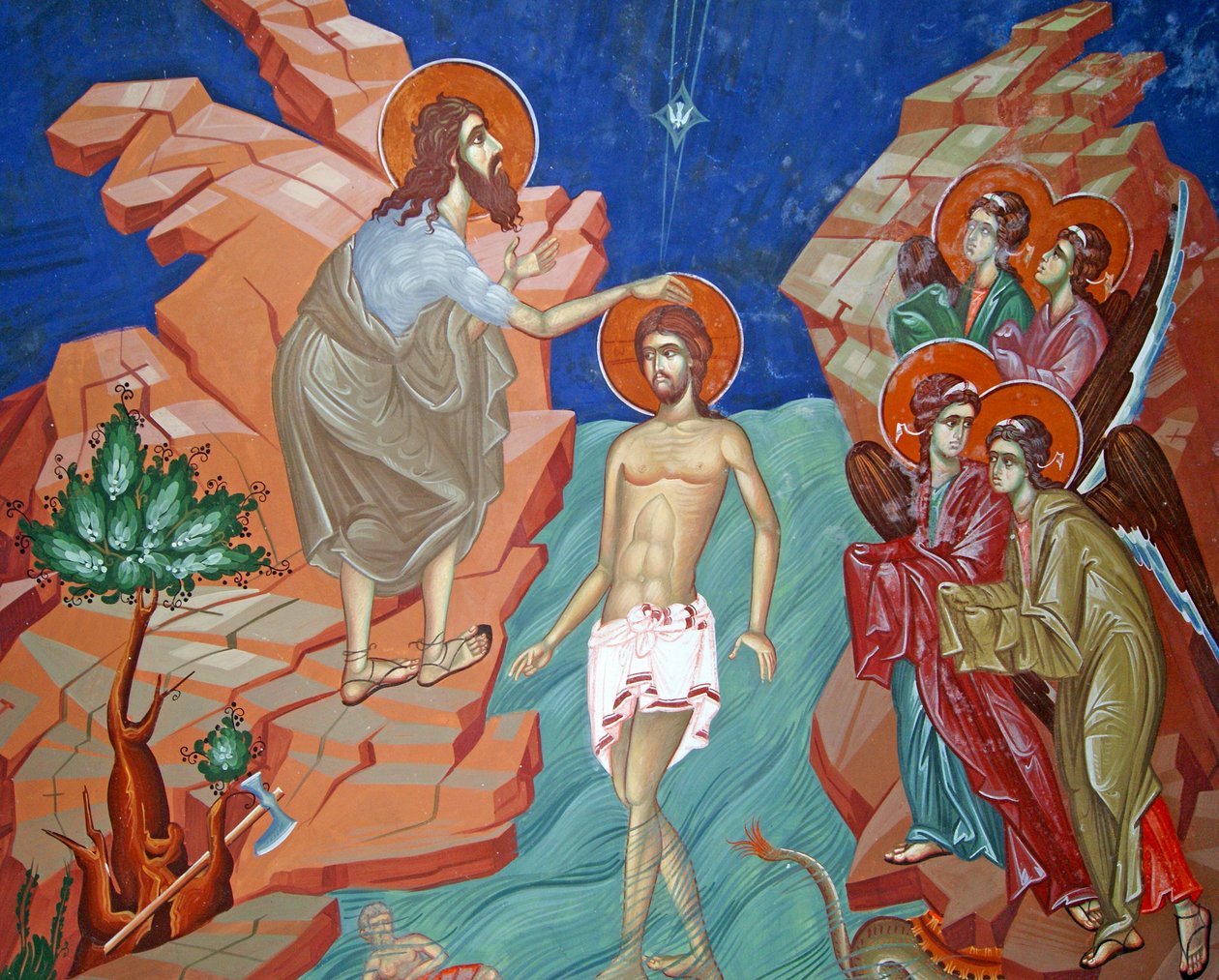 Jesu dåp, Kypros av Cypriot