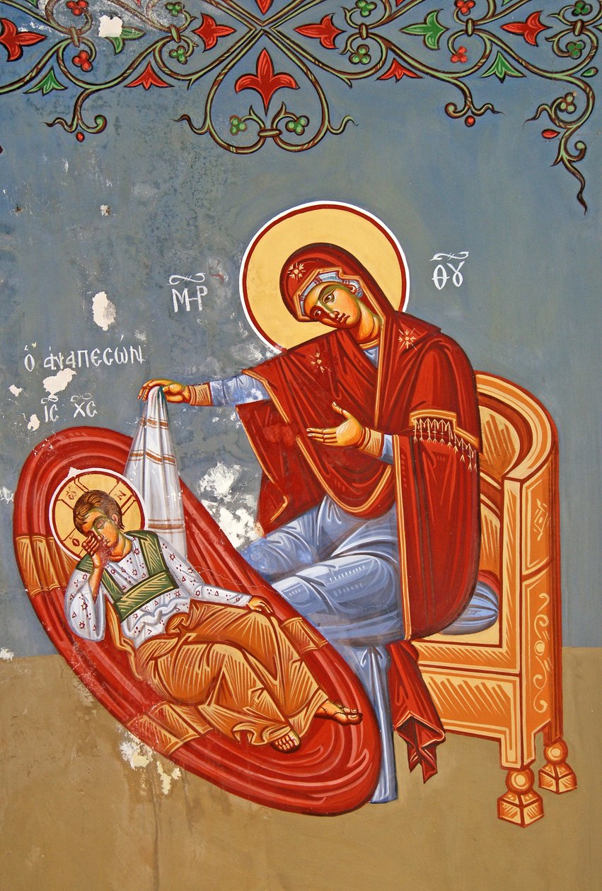 Jomfru Maria og Kristus som ung gutt, Kypros av Cypriot