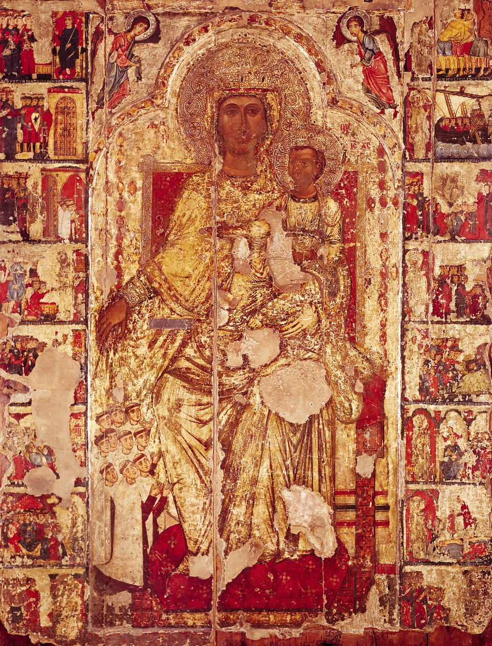Ikon av jomfruen og barnet, ca. 1300 av Cypriot