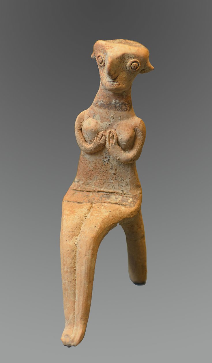 Figur av en sittende kvinne, 1800 f.Kr av Cypriot