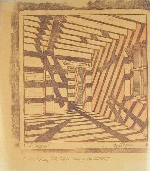 The Carcase, ca. 1929 (linosnitt) av Cyril Edward Power