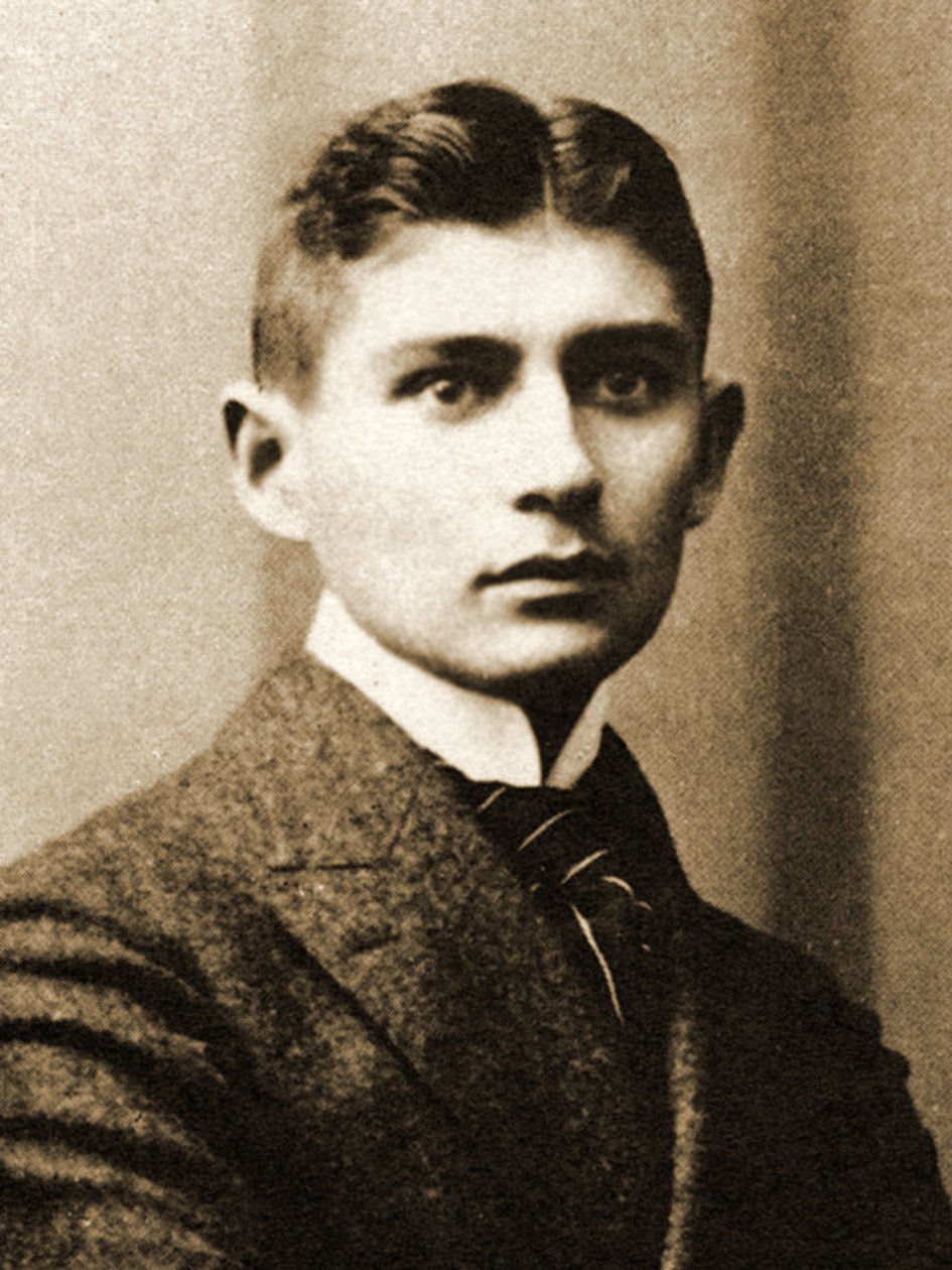 Portrett av Franz Kafka, (1883 - 1924) av Czech School