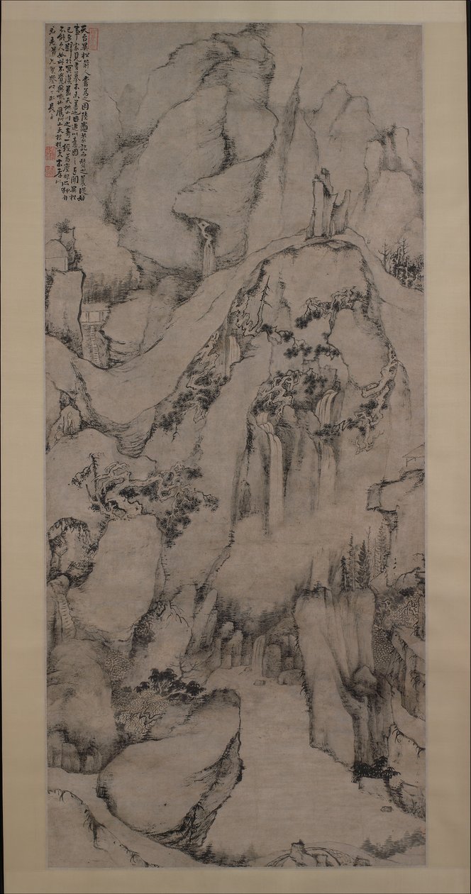 The Strange Pines of Mount Tiantai, 1687. av Dai Benxiao