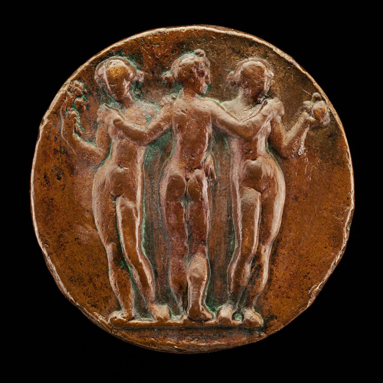 The Three Graces [revers]. av Danese Cattaneo