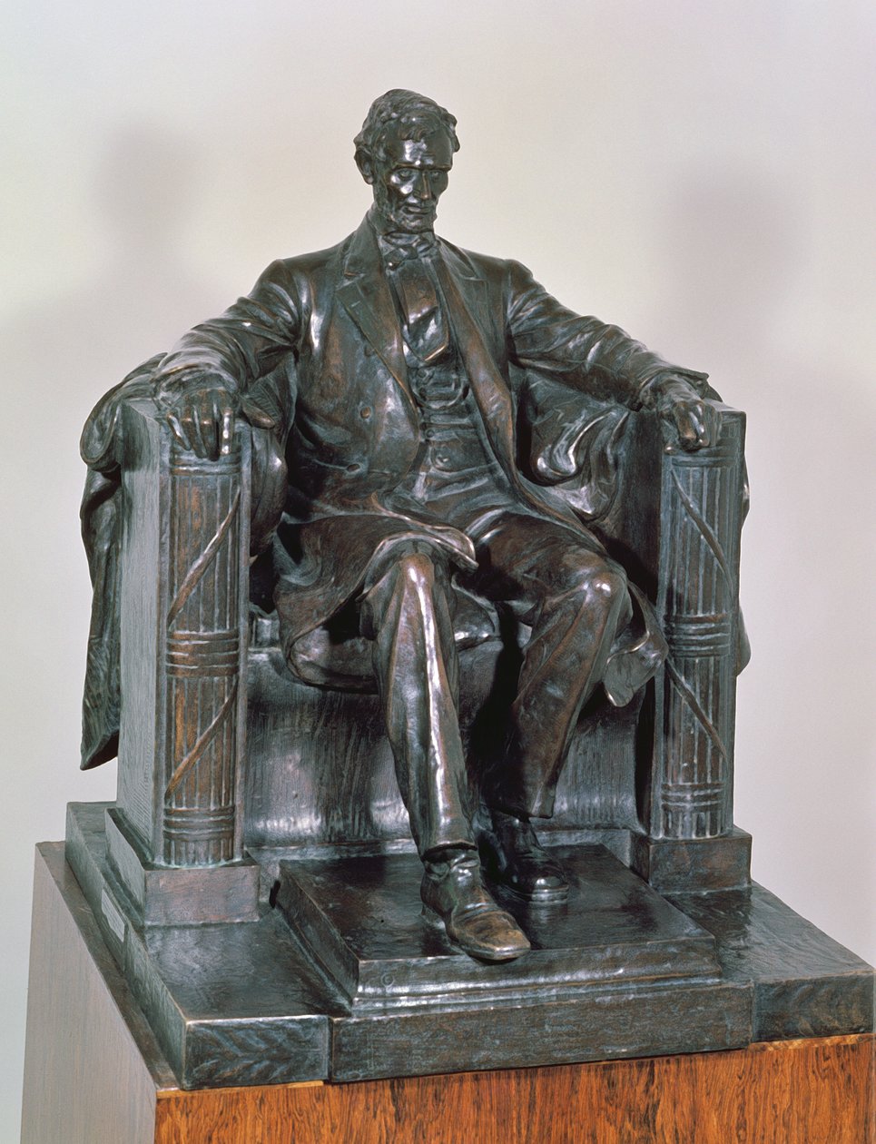 Abraham Lincoln, 1920-tallet (bronse) av Daniel Chester French