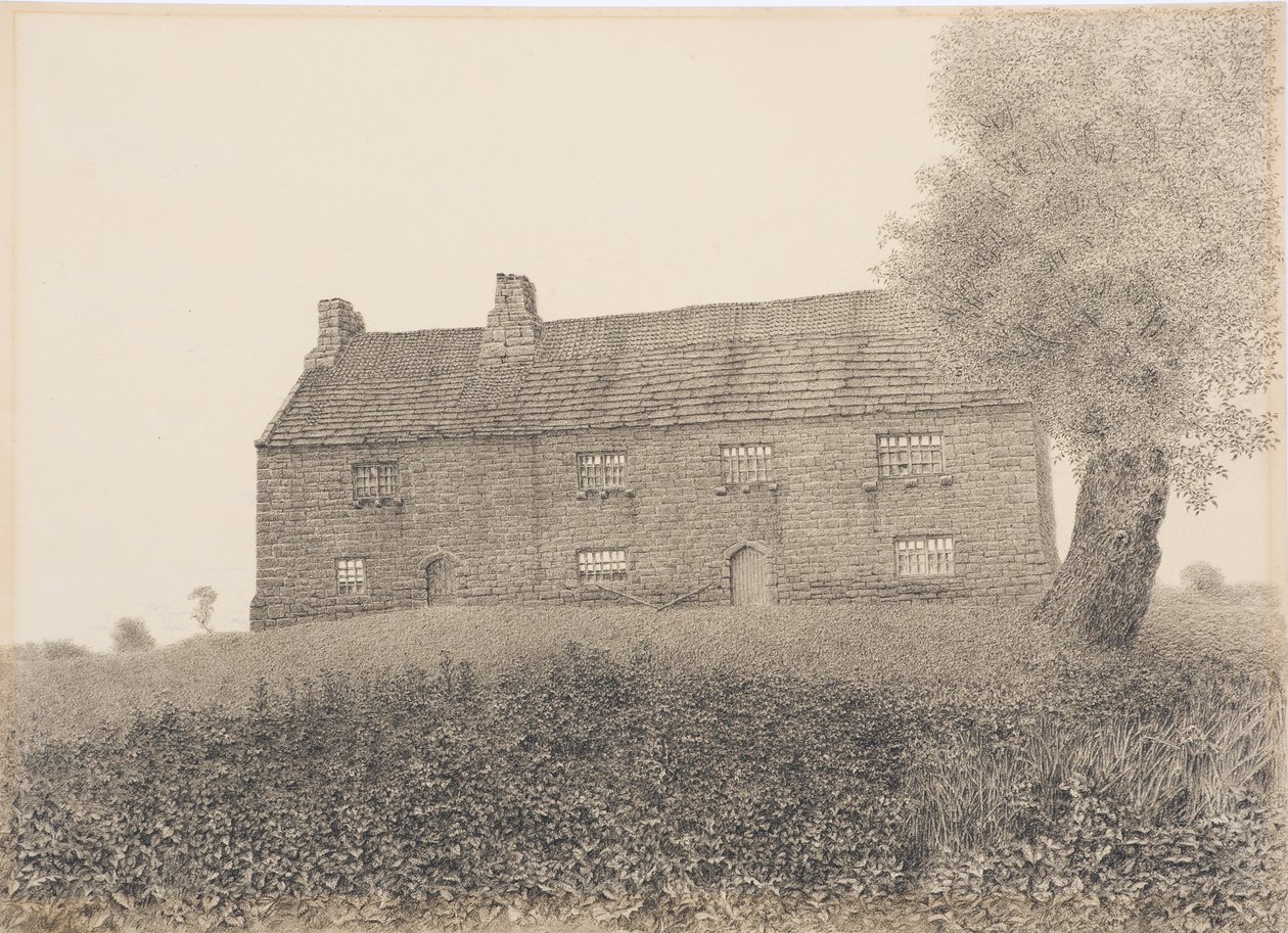Chibburn, ca. 1916 (kull på kort) av Daniel Oliver